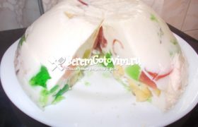 Желейный торт «Битое стекло»