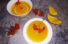 Желе из апельсинов с желатином